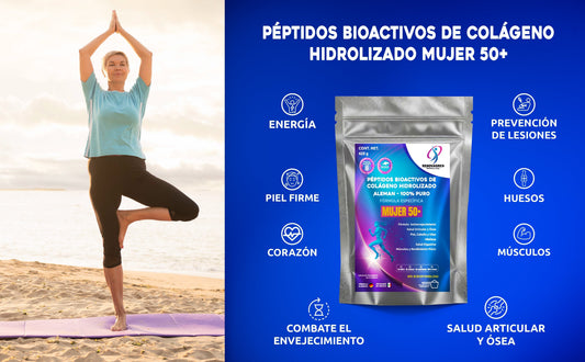 PÉPTIDOS DE COLÁGENO HIDROLIZADO ALEMÁN MUJER 50+